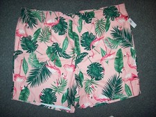 Old Navy Swim Trunks Men's Printed Birds New