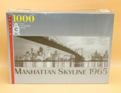  NEU: Manhattan Skyline 1965 Ricordi Arte Grafiche Puzzle 1000 14742 jigsaw 