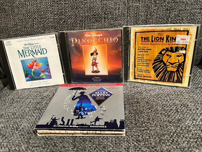 Lot of DISNEY CD Soundtracks Pinocchio The Little Mermaid