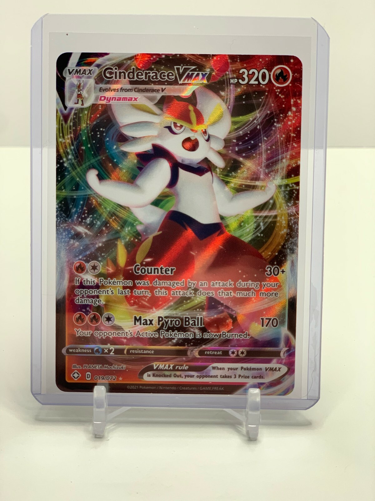 Pokémon TCG: Cinderace VMAX 19/72 Shining Fates!