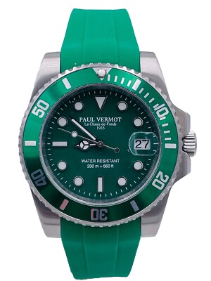 Paul Vermot Uhr NewSub 200m Automatik Seiko P211VG/410 sehr reduziert neu