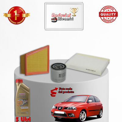 Kit Tagliando 3 Filtri Per Lancia Ypsilon II 1.2 8V 51kW (69CV) - Anni 2010-2011