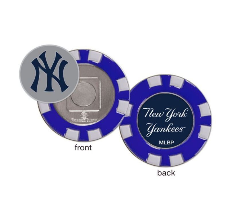 New York Yankees Golf Ball Poker Chip Marker eBay