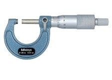 Mitutoyo Messschraube Mikrometer 0-25 mm, Ablesung 0,01 mm  Neu OVP