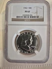 1962 Franklin 50 Cent Graded - USA PF67 -2528