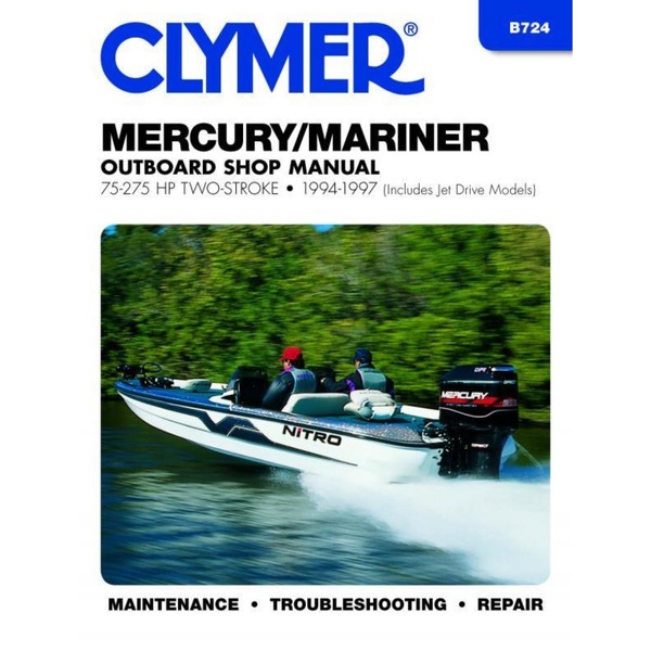 Mercury Mariner 2-Takt AußEnborder 75-275 PS 1994-1997 Repair Manual Clymer-image