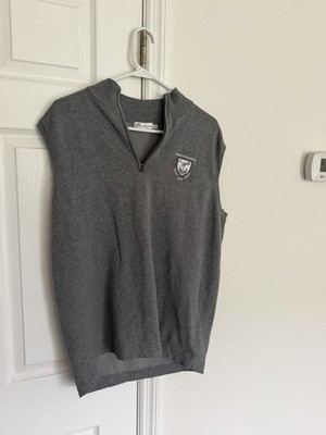 Peter Millar North Berwick West Links Quarter-Zip Golf Vest Size Large