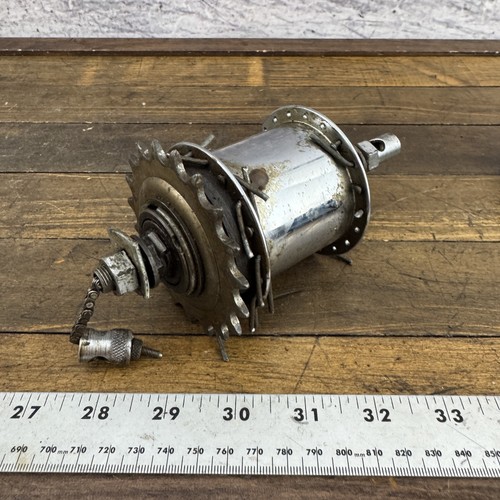 Vintage Sturmey Archer AW Three-Speed Bicycle Hub 3 Speed 1962 40 40h England - Picture 11 of 13