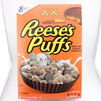 Reeses Puffs X KAWS Limited Edition Collectible RARE. Never Opened.