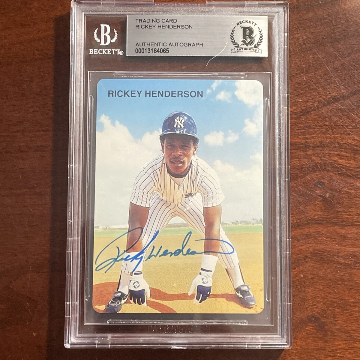 Professional Sports Authenticator (PSA) Rickey Henderson Original