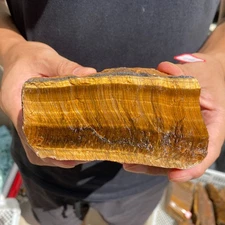 2.6lb natural tiger's eye stone quartz crystal rough mineral specimen healing