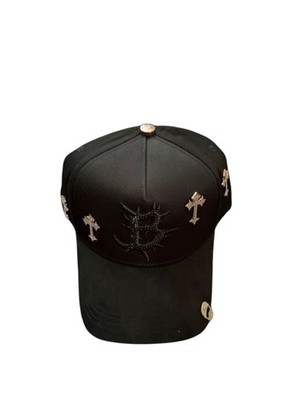 GORRA BARBAS H negra B Cross Black Gold En Silver 
