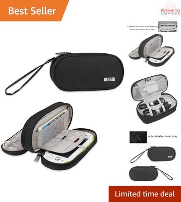Double Compartment Nylon Gaming Storage Case for PS Vita PSP Portable Organizer