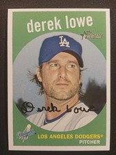 2008 Topps Heritage Derek Lowe #32