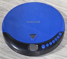 Craig CD2808-BL Personal Portable CD Player - TESTED -