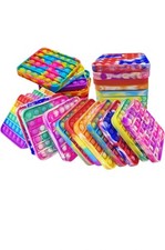24 Pcs Pop Bubble Fidget Toys for Party Favors, Stress Relief Pressure