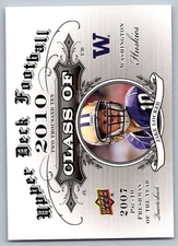 2011 Upper Deck Class Of Jake Locker Washington Huskies #CO-18