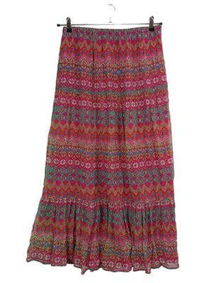 DIANE VON FURSTENBERG Maxirock Damen Rock Gr. DE 36 rot Casual-Look