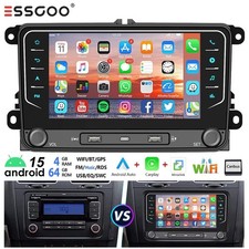 4+64G CarPlay Autoradio Android 15 Für VW GOLF 5 6 Passat Touran GPS NAVI BT dab