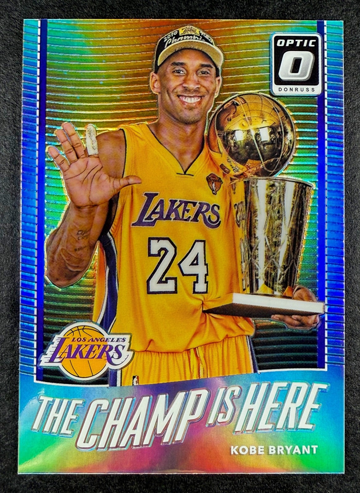 2017-18 Donruss Optic Kobe Bryant The Champ Is Here Holo Silver Prizm