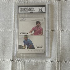 Leaf 2023 Special Release Exclusive Legends Edition Nadal/Alcaraz #ELE11 CGC 10