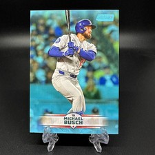 2025 Topps Stadium Club Michael Busch Light Blue #3 Cubs