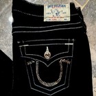 True Religion Women’s Skinny Jeans Dark Wash Blue Denim with Crystals ✨- 29x 31 — photo 8