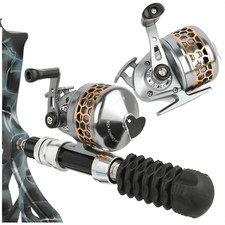 Hunting Bowfishing Reel Aluminun Slingshot 3.875:1 Compound Bow Fishing Tool