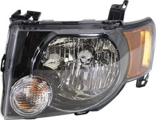 Headlights Pair Ford Escape 2009-2012 Halogen Dark Interior Sport Appearance XLT