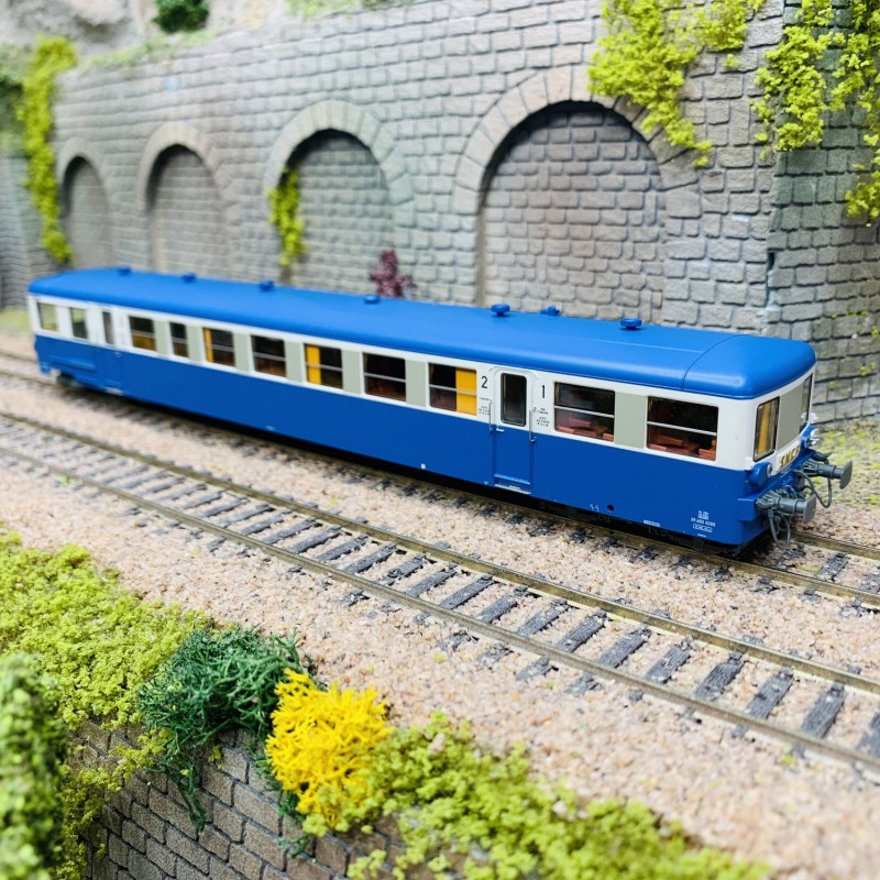 Remorque XR ABD 8285 REE VB-448 en deuch HO 1/87 pour modélisme ferroviaire SNCF Ep IV-V
