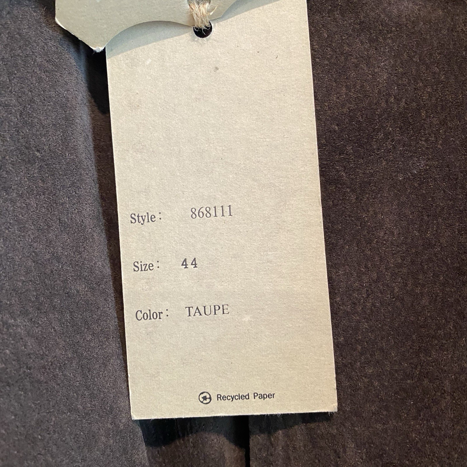 Robert Comstock Vertical Stack Brown Leather Jack… - image 6