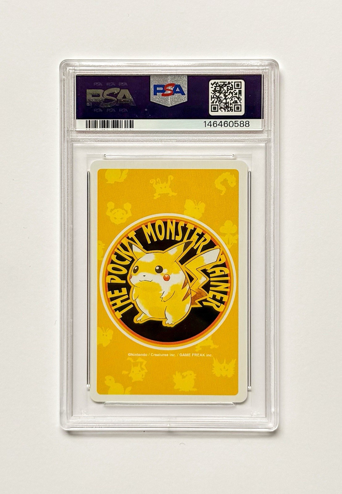 Japanese Pokemon Charmander Yellow P/C 1998 Ace of Clubs #004 PSA 10 view 2