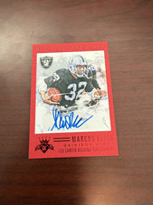 2015 Panini Gridiron Kings All Time Stat Red Frame #182 Marcus Allen Auto #'d/10