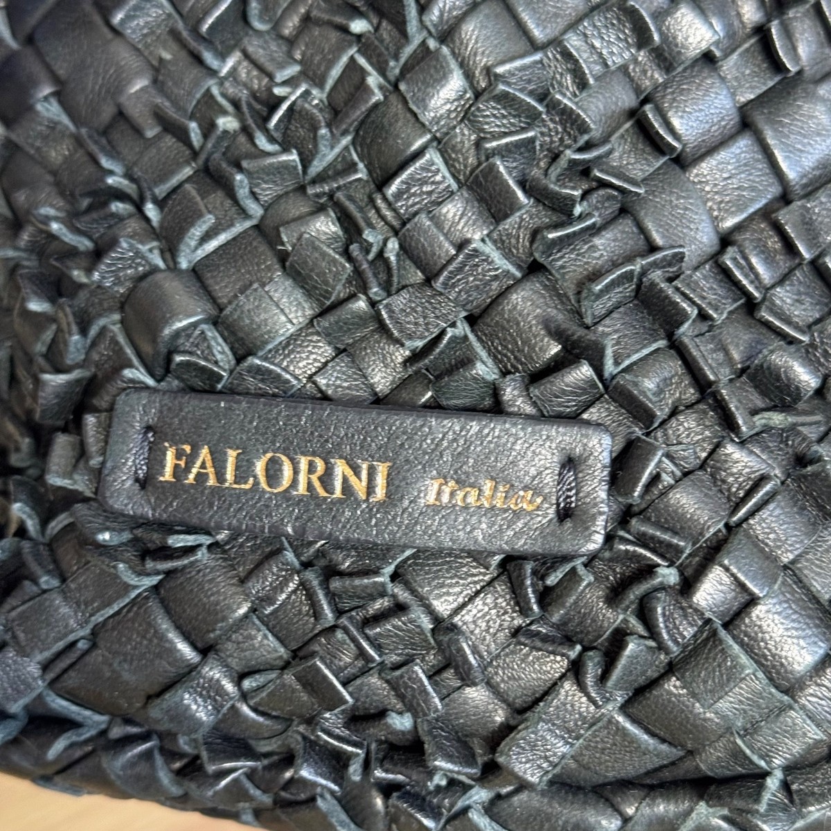 FALORNI ITALIA bag leather black f1761 | eBay