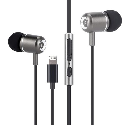 TRON Wired L conection Headphones Earbuds with Mic   in-Ear Black 