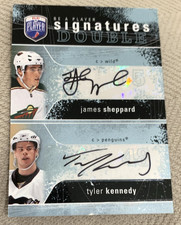 2007-08 Be a Player Signatures Double-James Sheppard/Tyler Kennedy Autos #2S-JT