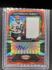 2025 Panini Certified - Freshman Fabric Mirror Signatures Mason Graham #FBC-MGM