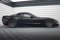 Seitenschweller Ansatz FüR Chevrolet Corvette C5 Seitenschweller Schwarz