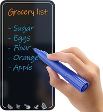Dry Erase Board for Fridge 4.5 x 8.5 in - Magnetic Chalkboard for Fridge