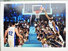 GUERCHSON YABUSELE photo 12x8" original AUTOGRAPH RACC COA Chicago Bulls