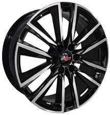 22 Black Polish Rims Set4 Fit Chevy Suburban Tahoe Silverado Lt 4 Wheels