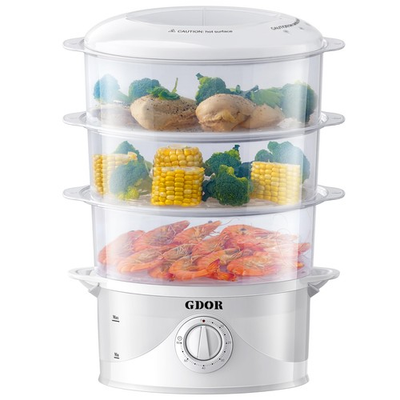 #ad 3 Tier Electric Food Steamer for Cooking 800W Vegetable Steamer for Fast Sim... $51.99