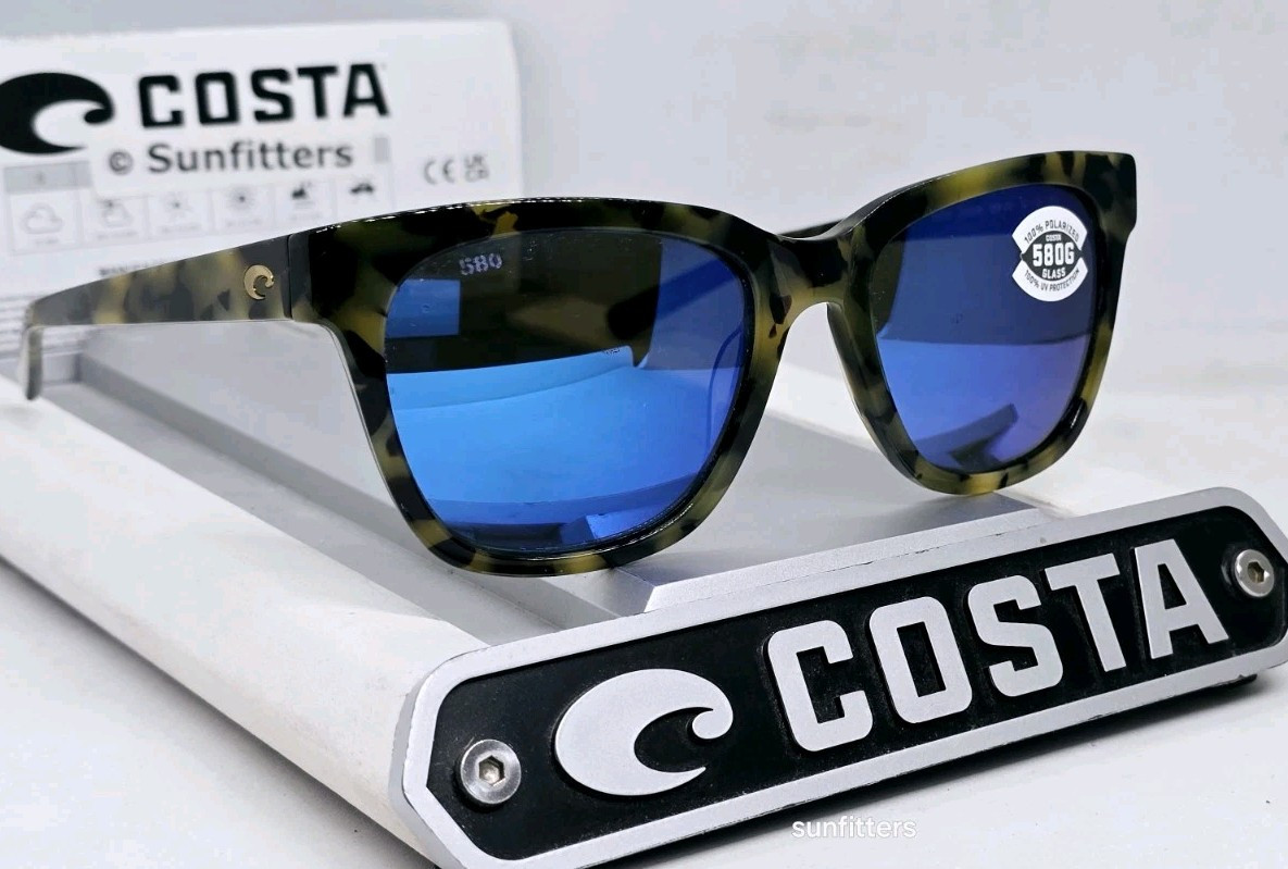 COSTA DEL MAR tortoise/blue mirror COQUINA polarized 580G