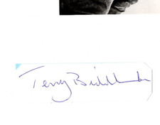 Terry Biddlecomb Signed Clip / Autograph British Horseracing Jockey