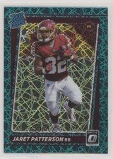 2021 Panini Donruss Optic Rated Rookie Green Velocity Prizm Jaret Patterson 08nc