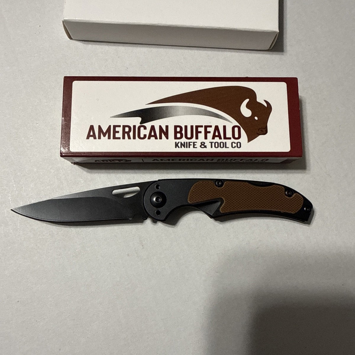 American Buffalo Knife and Tool Mark II Lockback Brown | eBay
