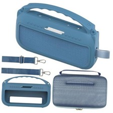 Silicone Cover and Carrying Case for Bose SoundLink Flex Speaker  Blue Case