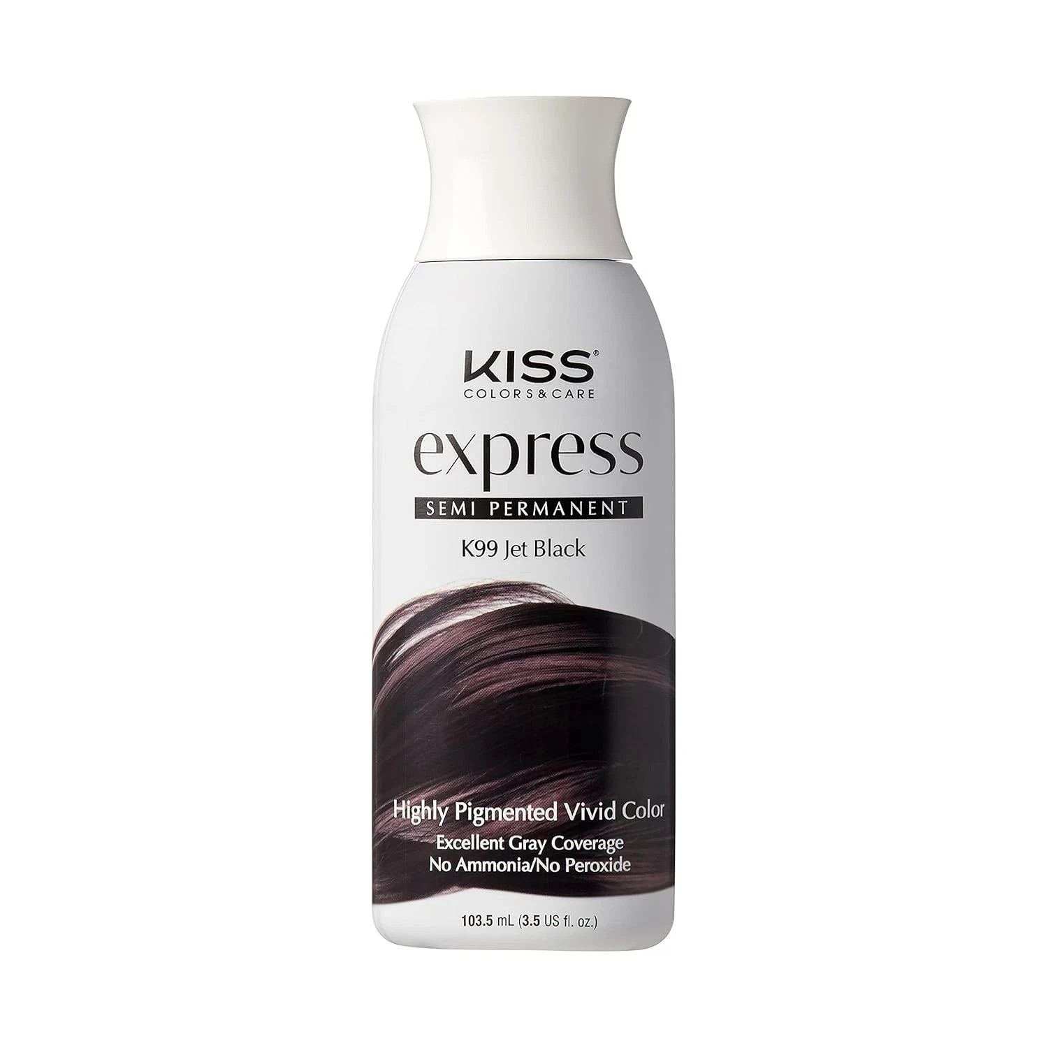 Kiss Colors Express Semi-Permanent Hair Color 3.5 oz Pack of 2