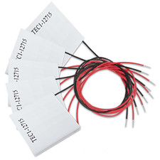 5PCS TEC1-12715 12V 15A 68-140 40MMX40MM Heatsink Thermoelectric Cooler Cooling