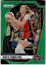 2024 Panini Prizm WNBA #82 Karlie Samuelson Green Prizms